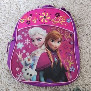 Mini Disney Frozen Pink and Purple Backpack GUC